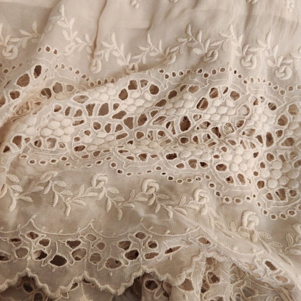LoveShackFancy Delfina Crochet‎ Maxi Dress Women's 4 Boho Wedding Beach NWT - Picture 15 of 16